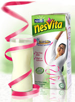 NESVITA Fat Free UHT Milk with ActiFibras - Milk