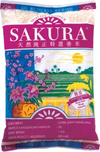 Sakura Supreme Thai Fragrant Imported Rice - Rice, Pulses & Grain